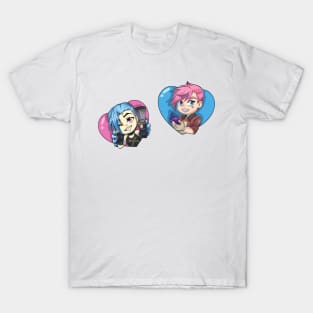jinx and vi T-Shirt